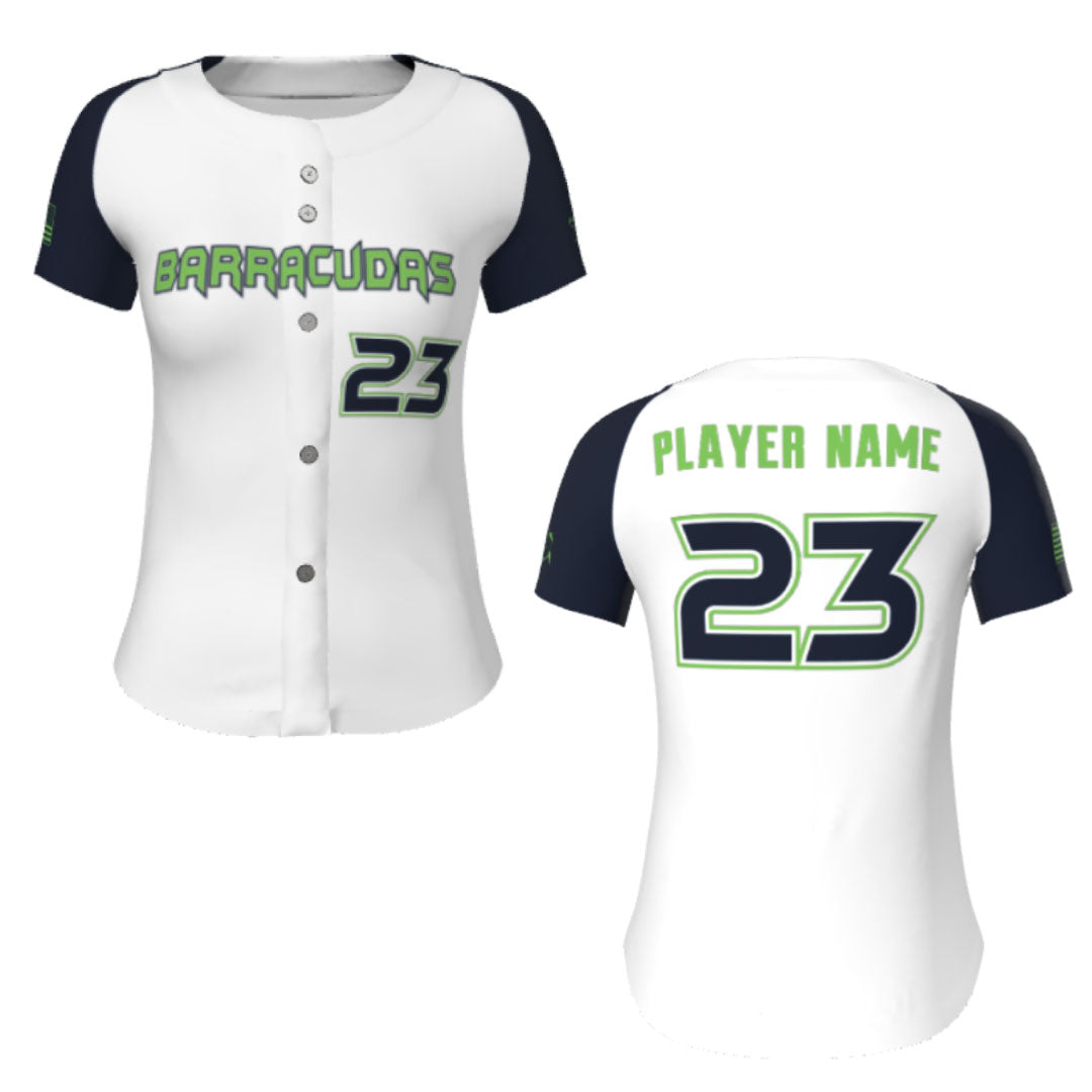 Barracudas Softball Uniforms Jersey Logowear Barracudas Girls M