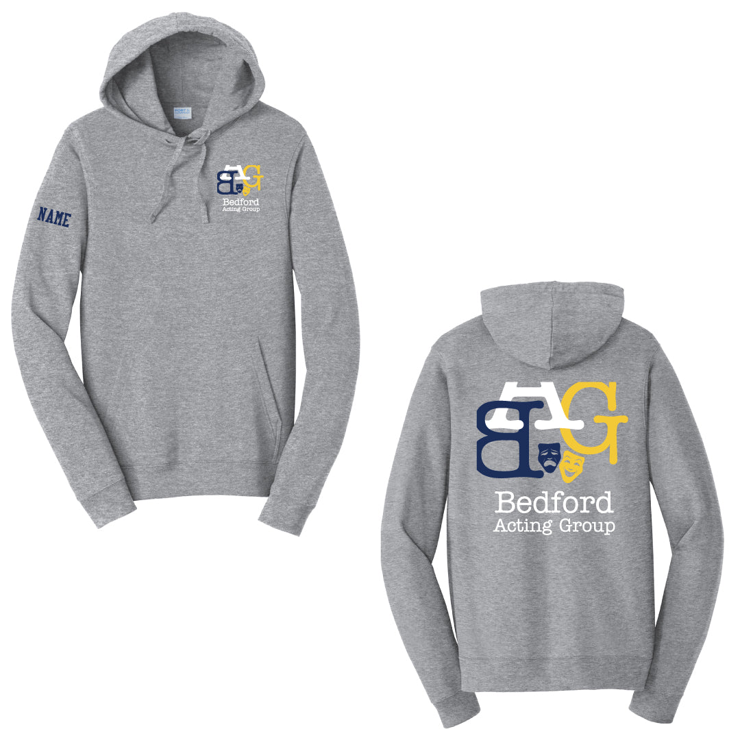 Bedford Acting Group Hoodie Logowear Bedford Acting Group Grey Adult XS