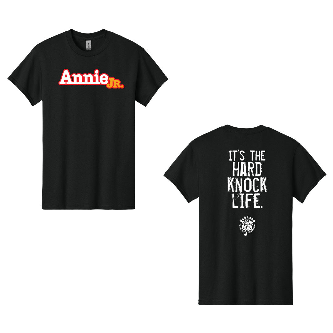Bedford Theatre Company Presents Annie Jr. Hard Knock Life Cotton Tee