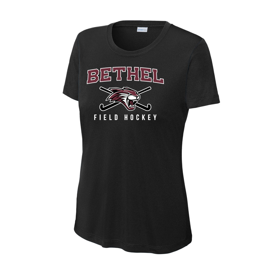 Bethel Field Hockey Performance Short Sleeve Logowear Bethel Field Hockey Black Mens S