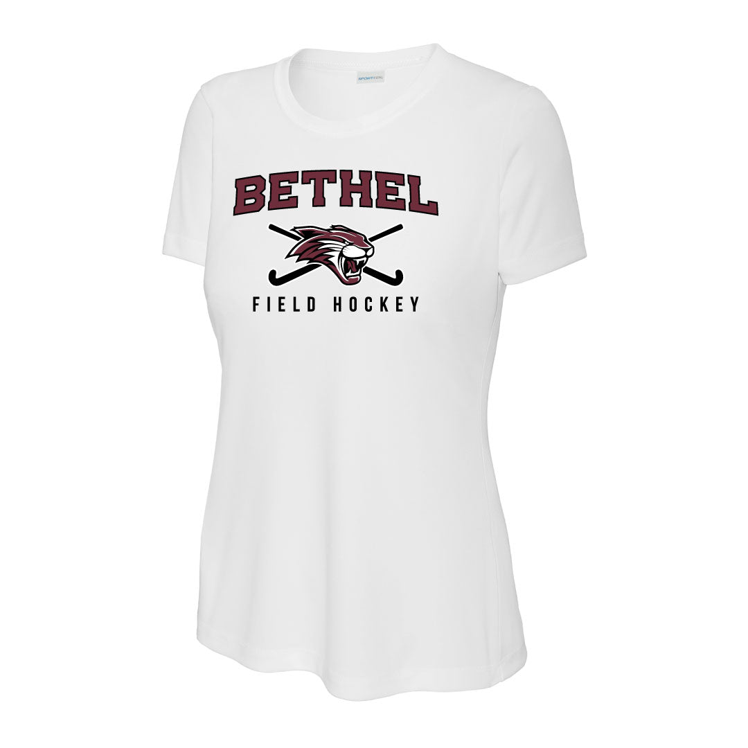 Bethel Field Hockey Performance Short Sleeve Logowear Bethel Field Hockey White Mens S