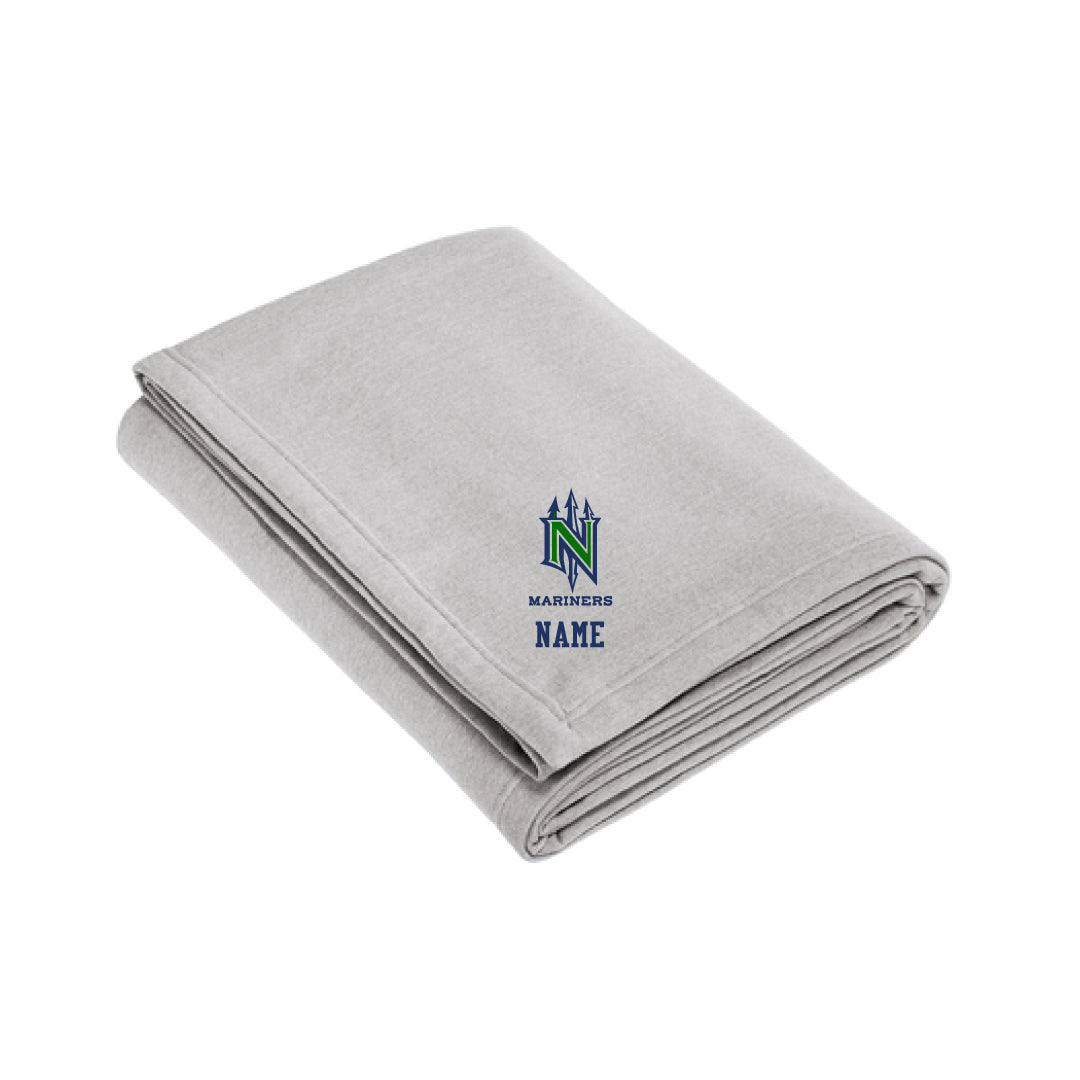 NYB Mariners Sweatshirt Fleece Blanket