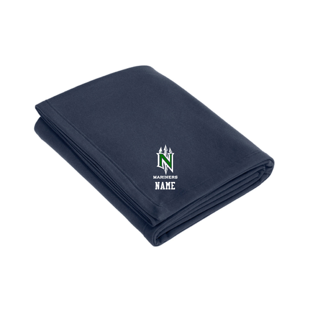 NYB Mariners Sweatshirt Fleece Blanket