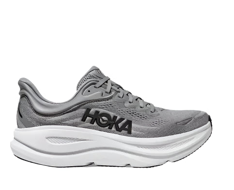 Hoka Men's Bondi 9 Footwear Hoka One One Galactic Grey/Stellar Grey-GCTC 11 Medium-D