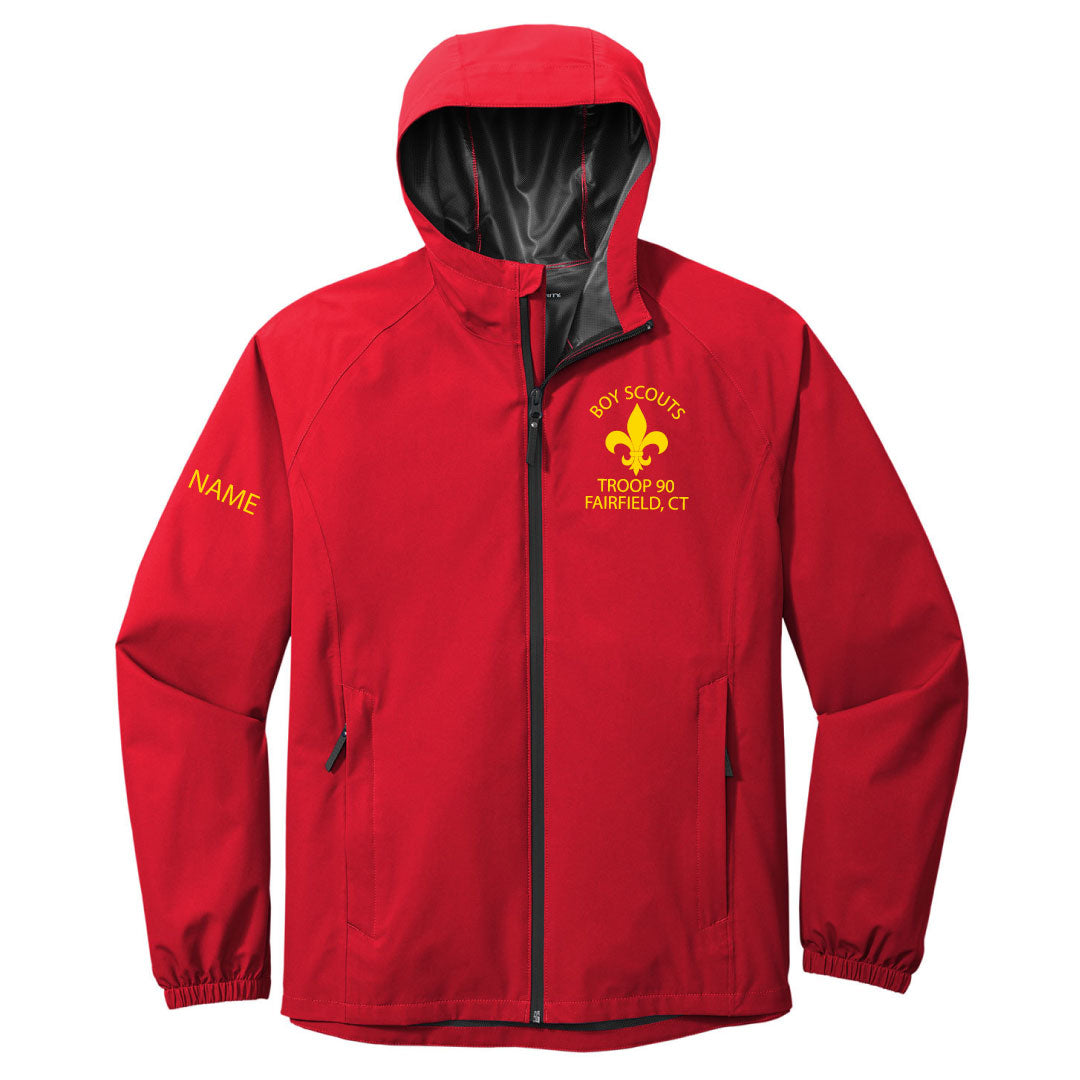 BSA Troop 90 Essential Rain Jacket Logowear BSA Troop 90 Adult XS  