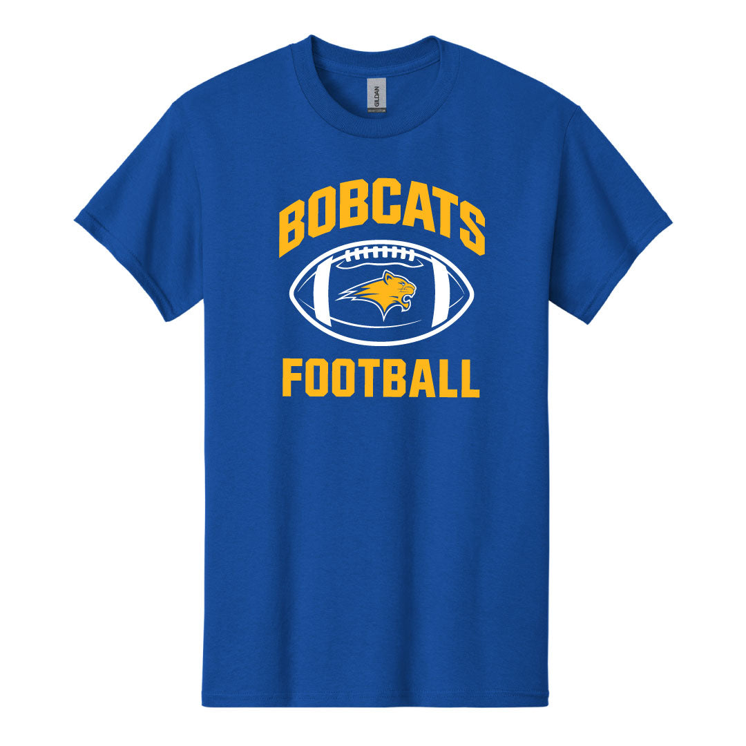 Brookfield Football Cotton Tee Logowear Brookfield Football Royal Mens S 
