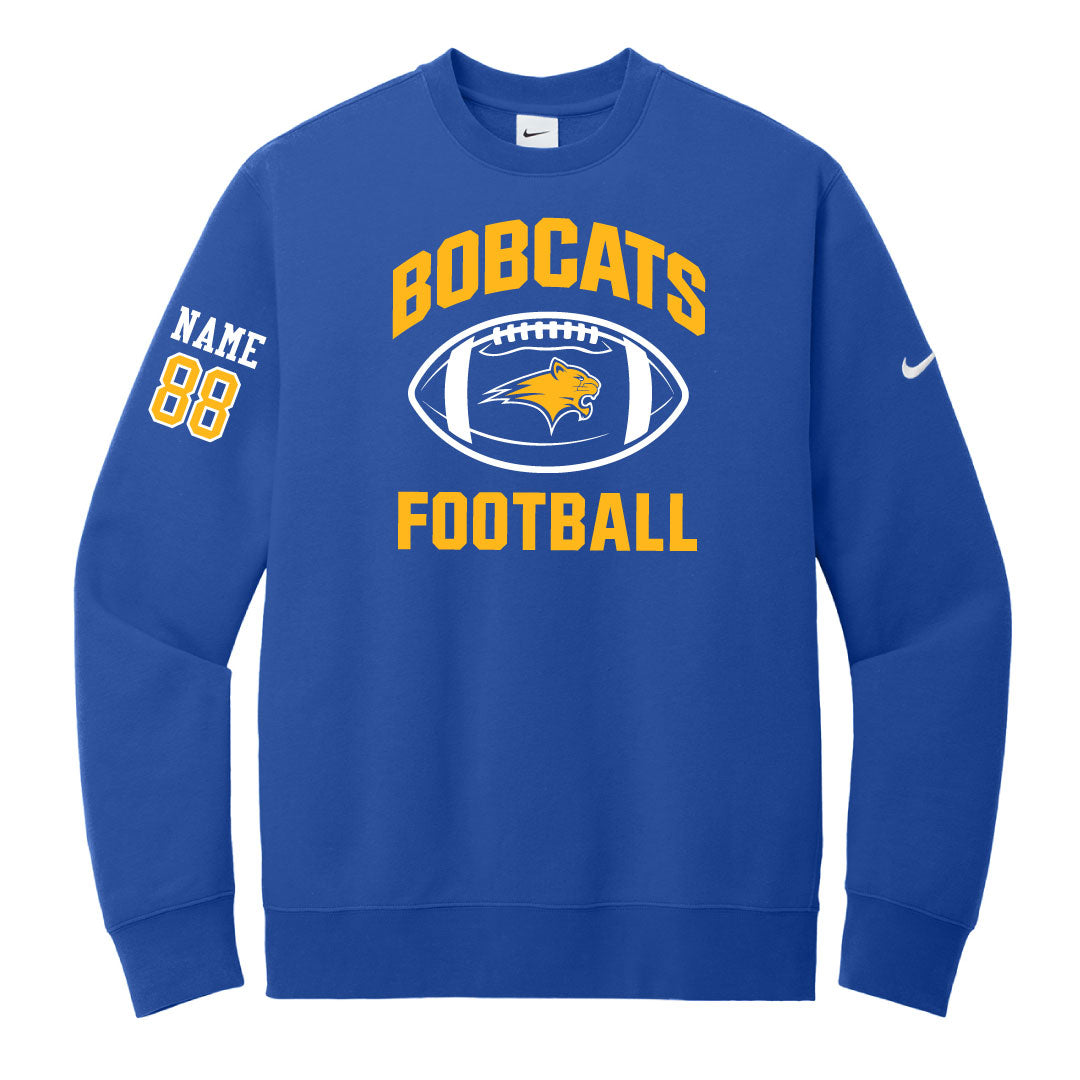 Brookfield Football Nike Crewneck Sweatshirt Logowear Brookfield Football Royal Adult XS