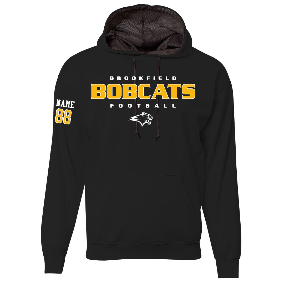 Brookfield Football Tech Fleece Hoodie Logowear Brookfield Football Black Mens S