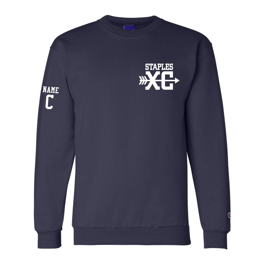 Staples Girls XC Champion Crewneck Logowear Staples Girls Cross Country Navy Adult S
