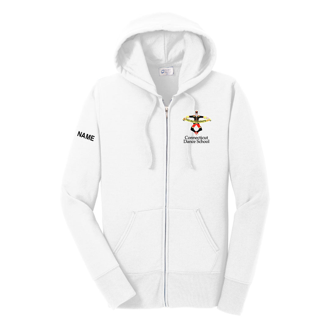 CT Dance Nutcracker Full Zip Hoodie Logowear Connecticut Dance School   