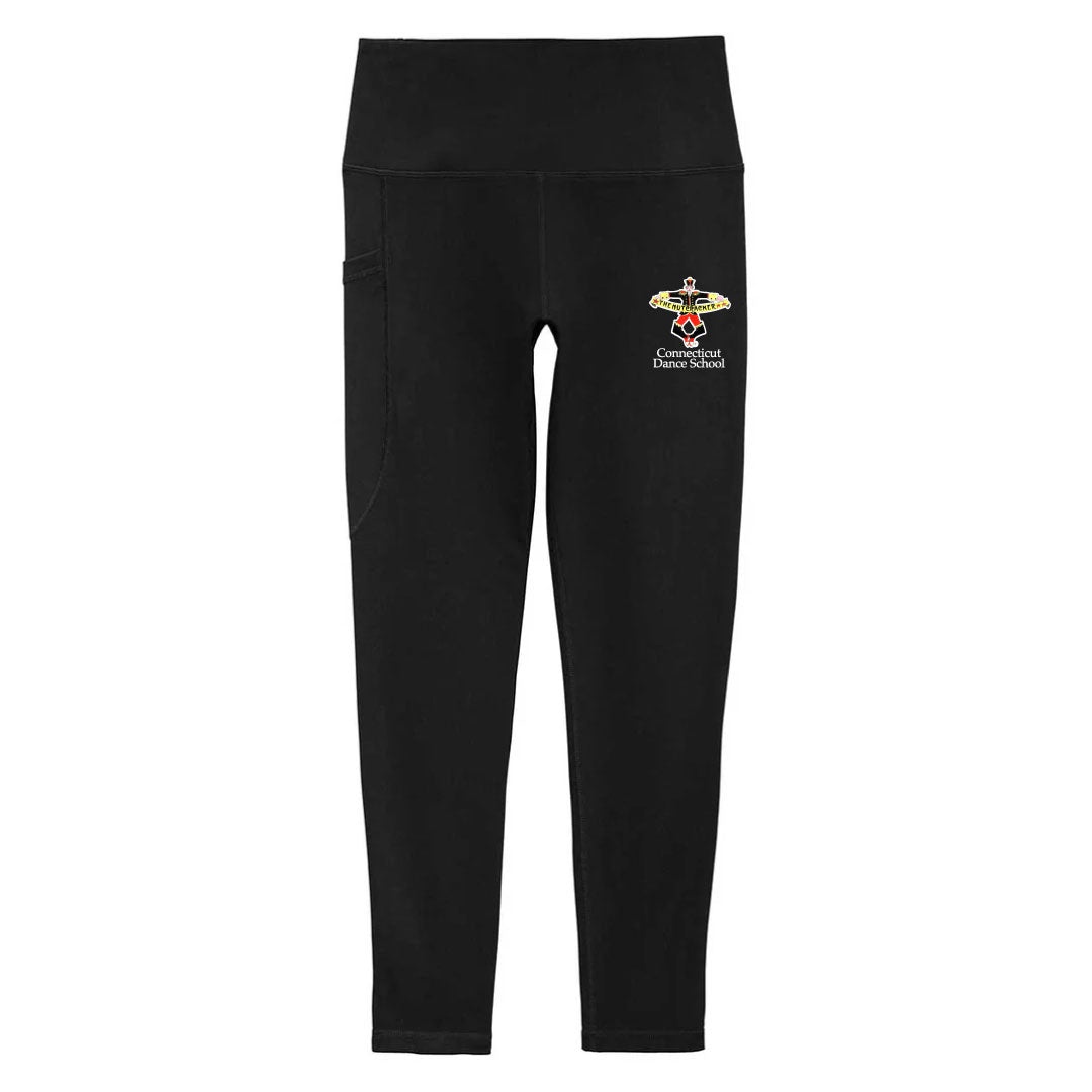 CT Dance Nutcracker High Rise Legging Logowear Connecticut Dance School   