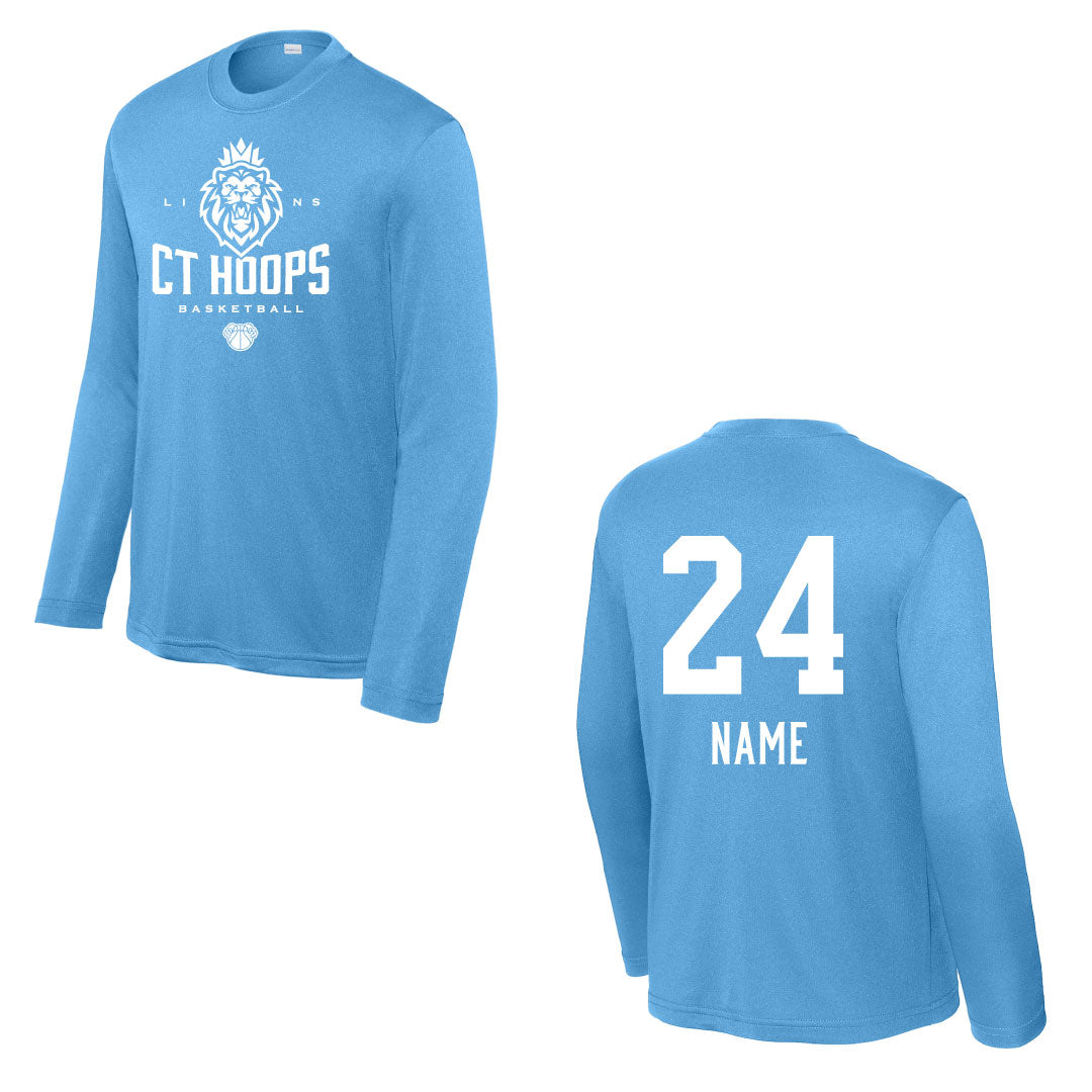 CT Hoops Basketball Shooting Shirts-GIRLS TEAMS Logowear CT Hoops Basketball Youth S  