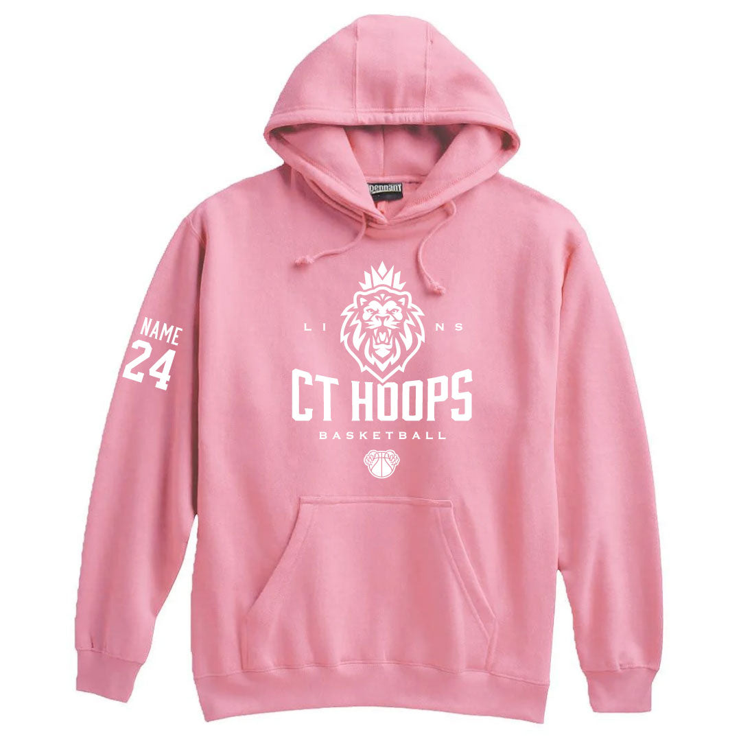 CT Hoops Basketball Fleece Hoodie Logowear CT Hoops Basketball Pink Youth S