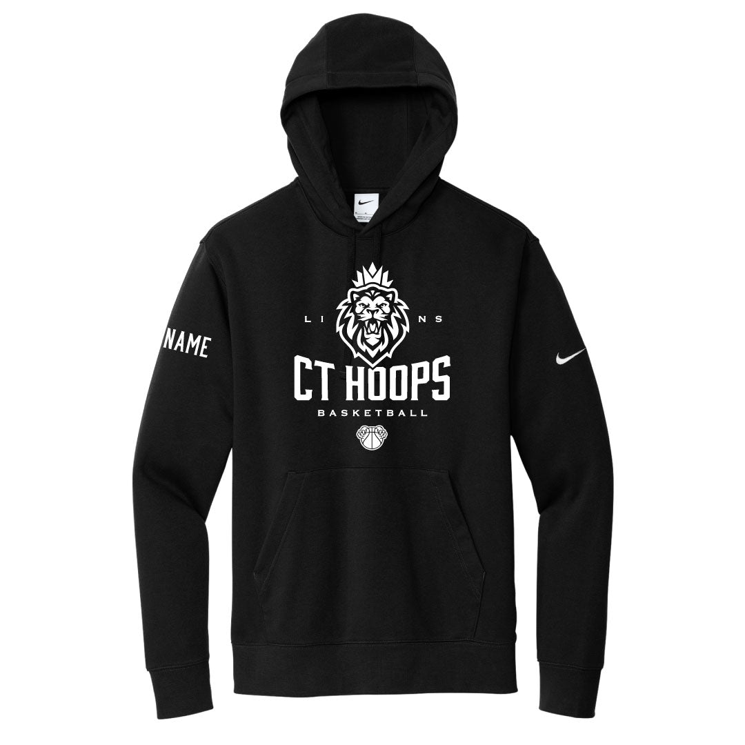 CT Hoops Basketball Nike Hooded Sweatshirt Logowear CT Hoops Basketball Black Adult XS