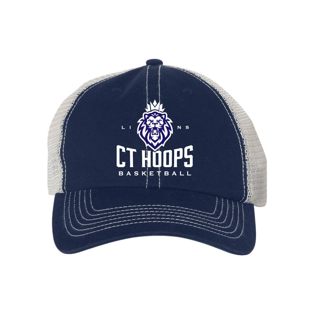 CT Hoops Basketball Trucker Hat Logowear CT Hoops Basketball