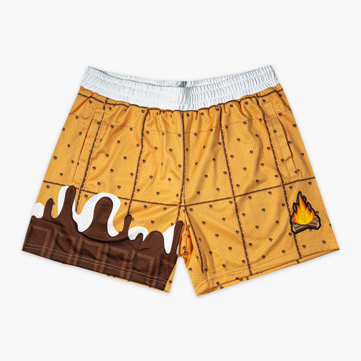 Baseball Lifestyle 101 Youth Campfire Shorts Apparel Baseball Lifestyle 101 Brown Youth XSmall
