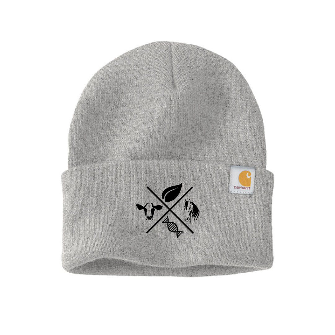 Trumbull Ag and Biotech Carhartt Beanie Logowear Trumbull Ag & Biotech Heather Grey