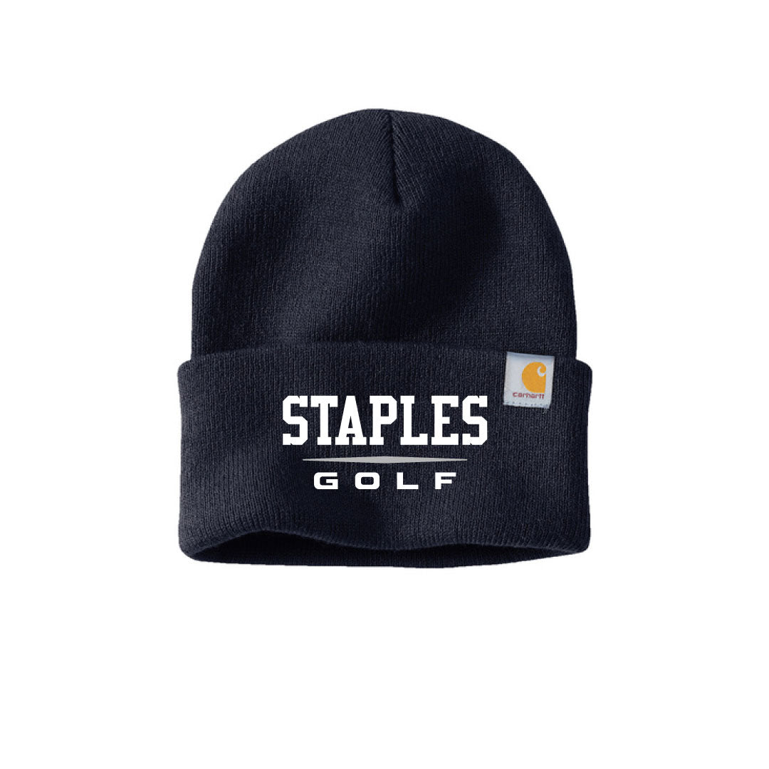 Staples Boys Golf Carhartt Beanie Logowear Staples Boys Golf