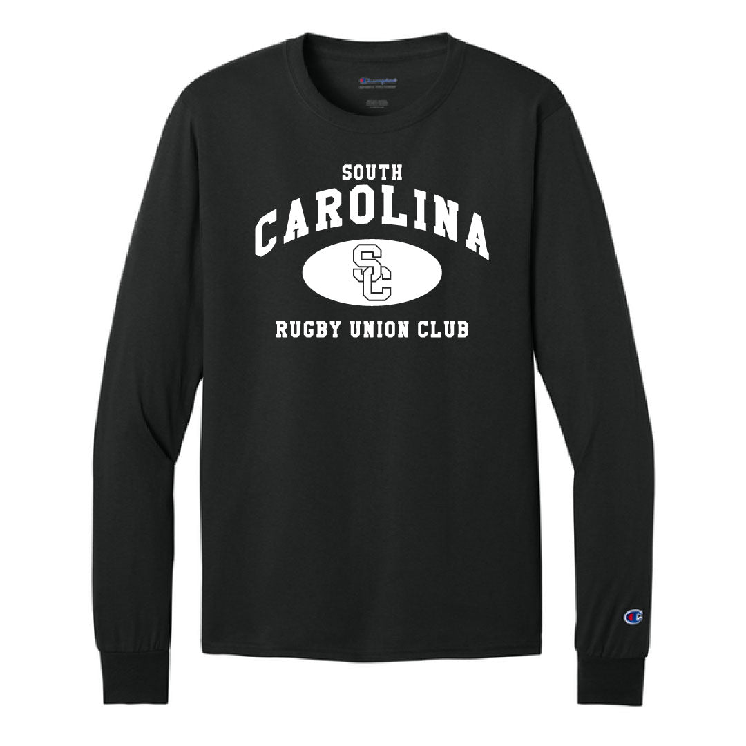 USC Rugby Black Champion Long Sleeve Logowear University of So. Carolina Rugby Mens S