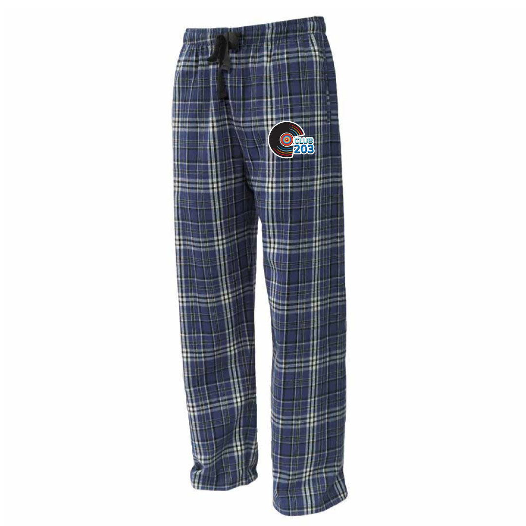 Club 203 Flannel Pants Logowear Club 203 Navy/White Adult XS 
