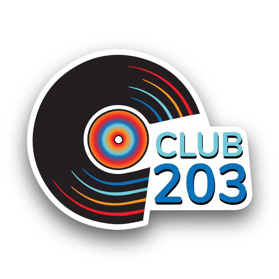 Club 203 Car Magnet Logowear Club 203 4.5" Round  