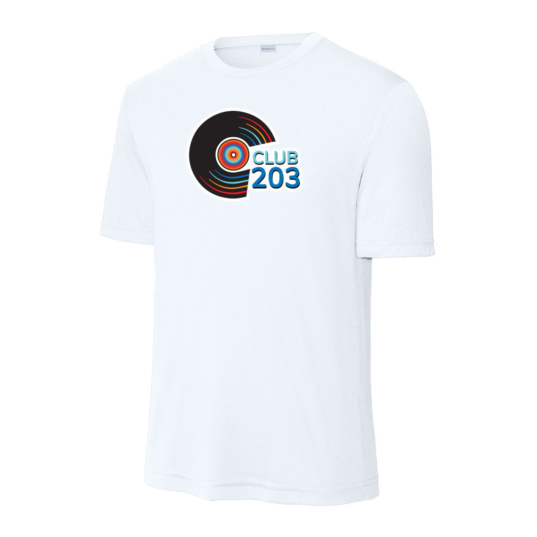 CLUB203 Performance Tee Logowear Club 203 White Adult XS