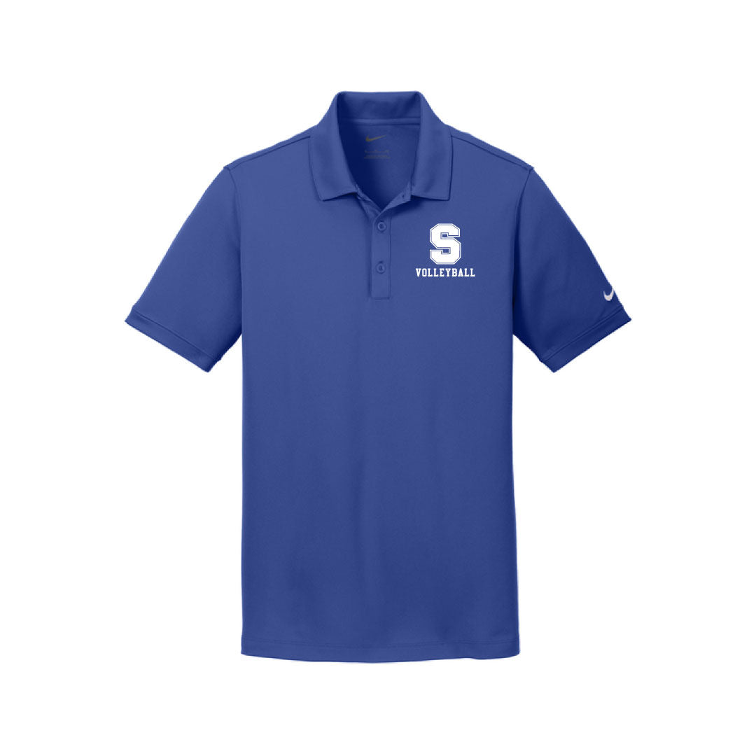Staples Girls Volleyball COACH Nike Polo Logowear Staples Girls Volleyball Navy Mens S