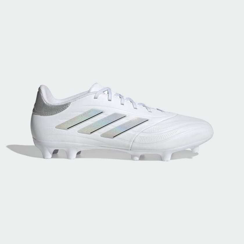 adidas Copa Pure 2 League FG Cleats Footwear Adidas Footwear White/Silver Metallic-IE7493 6 