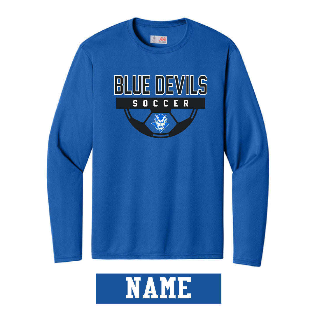 West Haven Girls Soccer Performance Long Sleeve Warmup Logowear West Haven Girls Soccer Royal Adult S