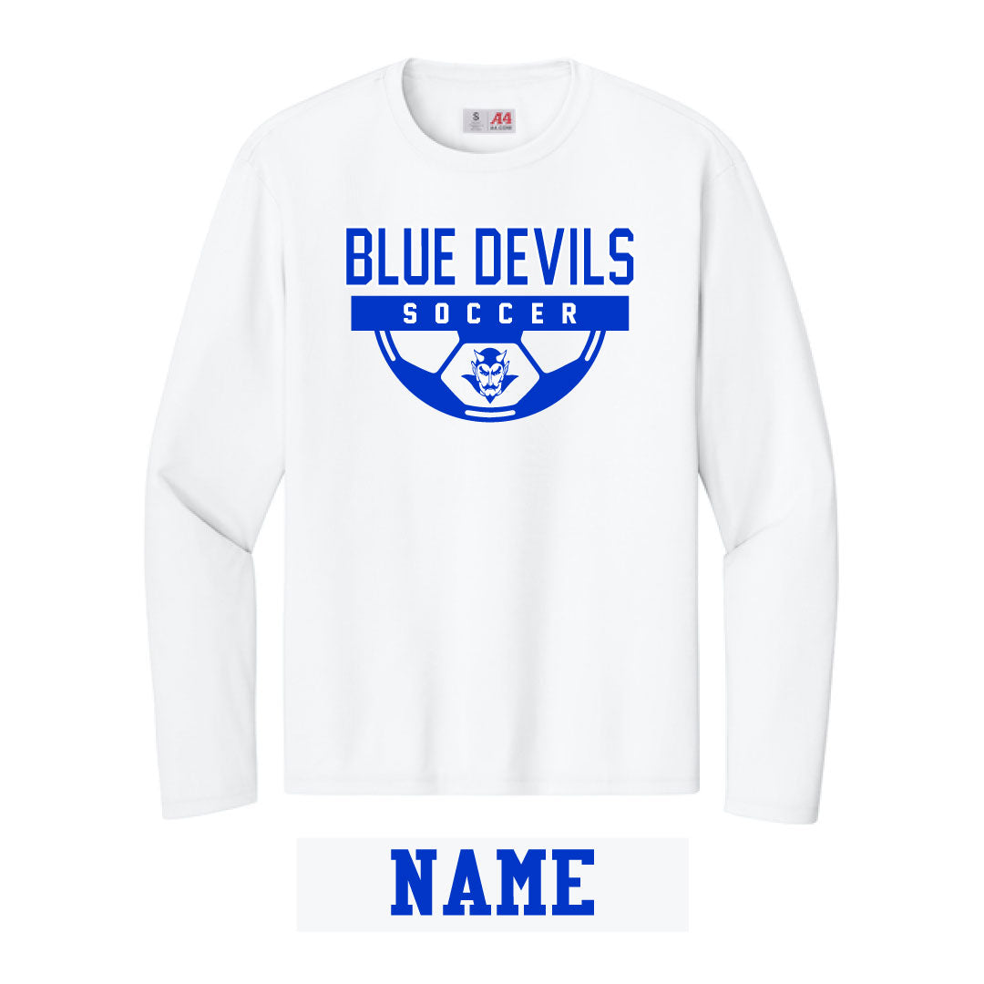 West Haven Girls Soccer Performance Long Sleeve Warmup Logowear West Haven Girls Soccer White Adult S