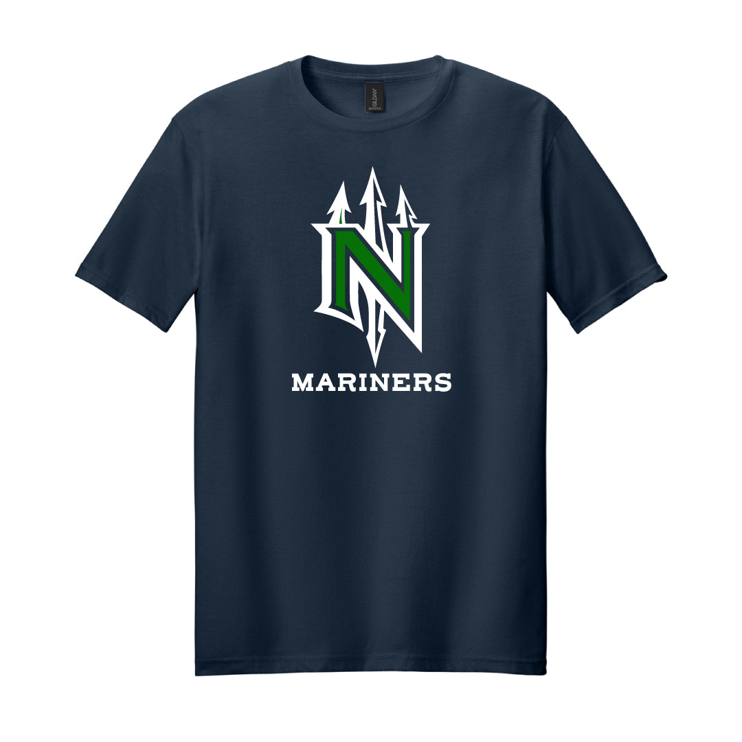 NYB Mariners Soft Style Cotton Tee Logowear Norwalk Youth Baseball Navy Youth S