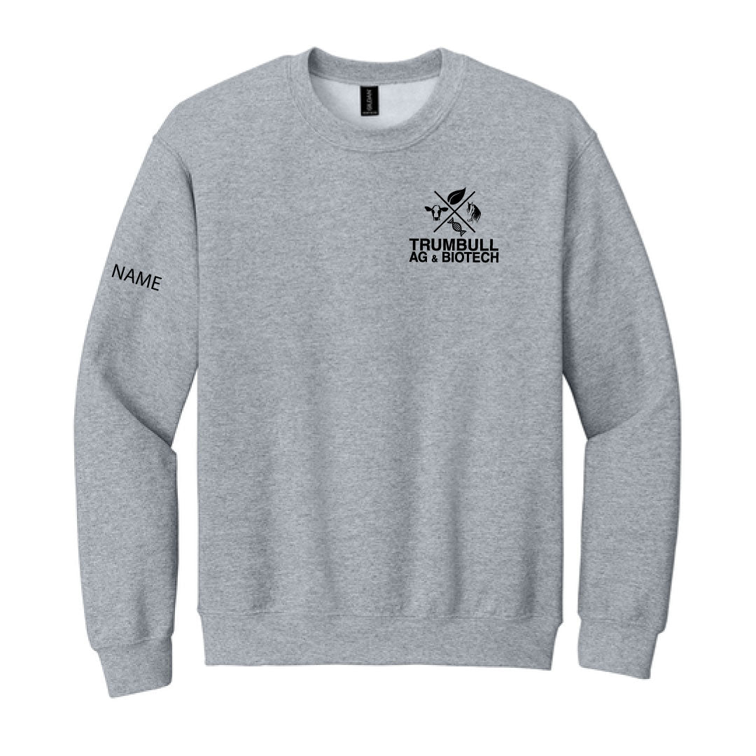 Trumbull Ag and Biotech Crewneck Sweatshirt Logowear Trumbull Ag & Biotech Sport Grey Adult XS