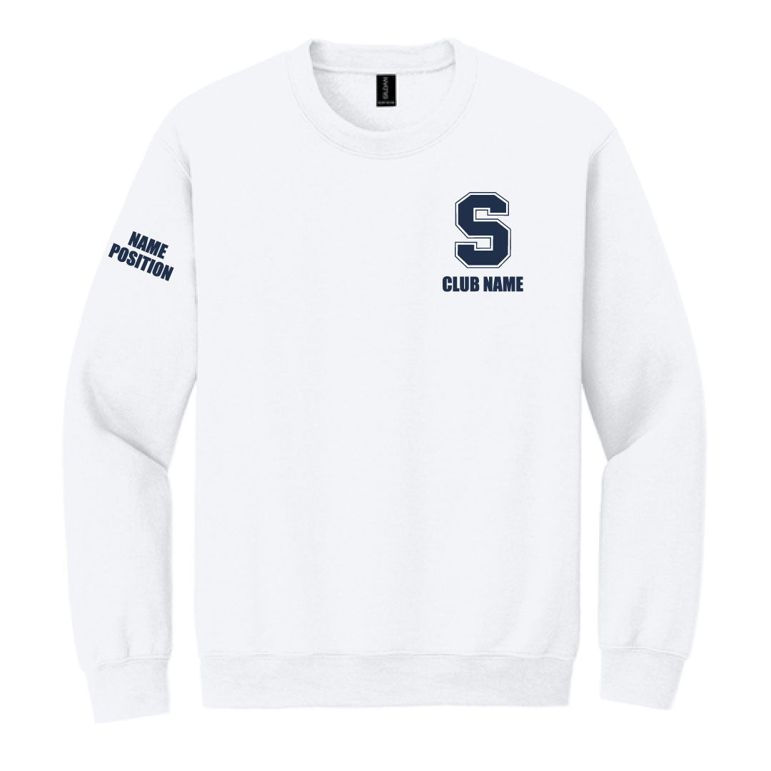 Staples HS Clubs Crewneck Sweatshirt Logowear Staples HS Clubs White Adult S