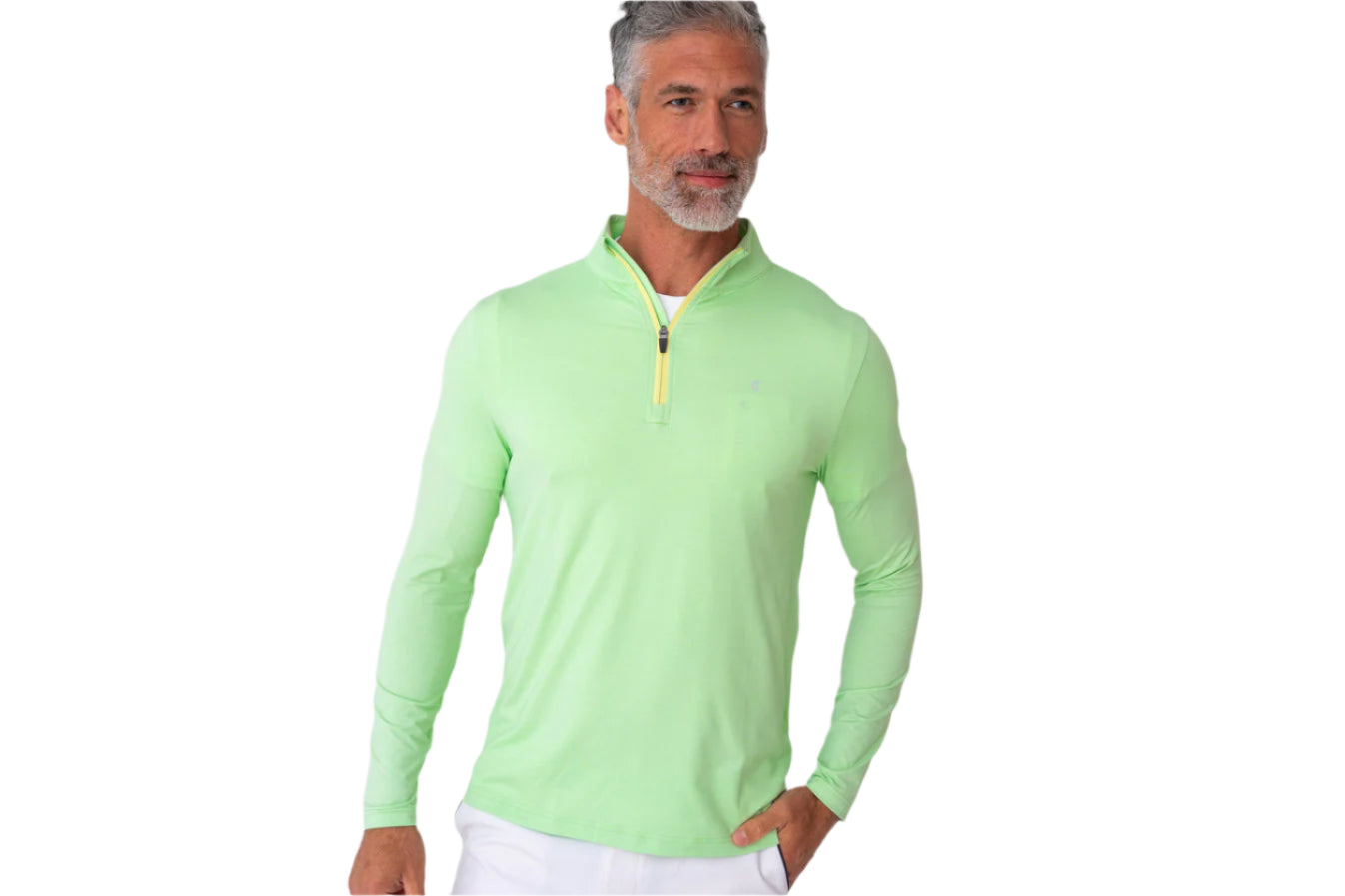 Criquet Men's Feather Performance Pullover Apparel Criquet Fresh Lime Small