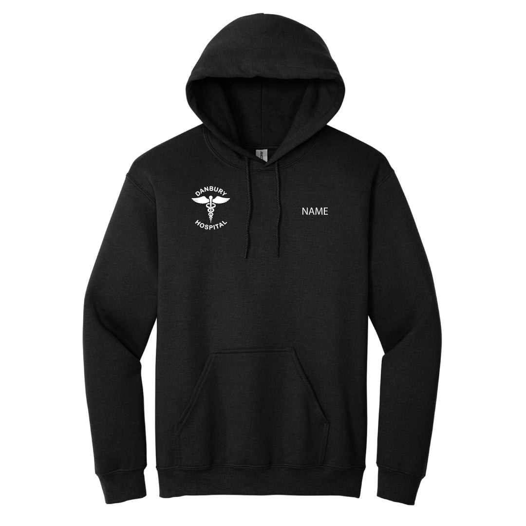 Danbury Hospital Critical Care Hooded Sweatshirt Logowear Danbury Hospital Critical Care Danbury Hospital Black Adult S