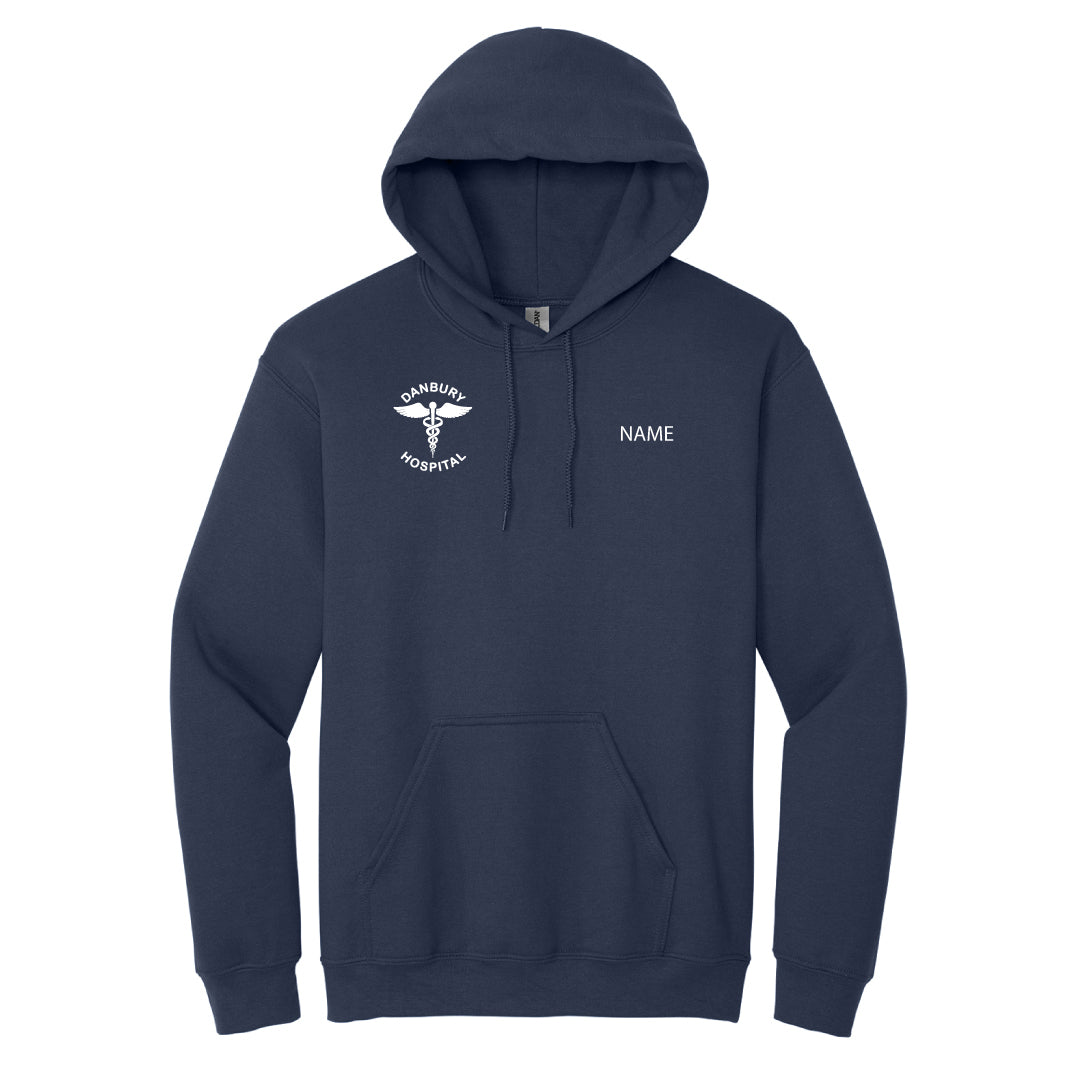 Danbury Hospital Critical Care Hooded Sweatshirt Logowear Danbury Hospital Critical Care Danbury Hospital Navy Adult S