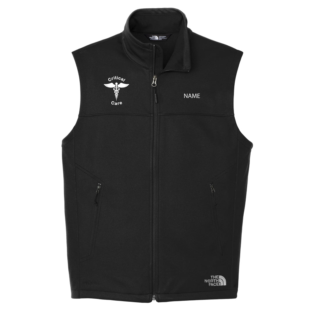 Danbury Hospital Critical Care North Face Soft Shell Vest Logowear Danbury Hospital Critical Care Critical Care Mens S 