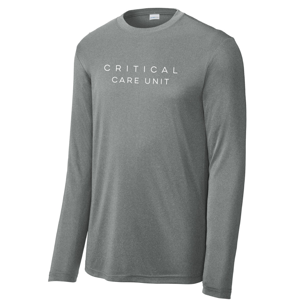 Danbury Hospital Critical Care Performance Long Sleeve Logowear Danbury Hospital Critical Care Graphite Adult XS 