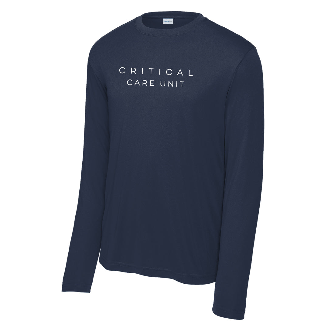 Danbury Hospital Critical Care Performance Long Sleeve Logowear Danbury Hospital Critical Care Navy Adult XS 