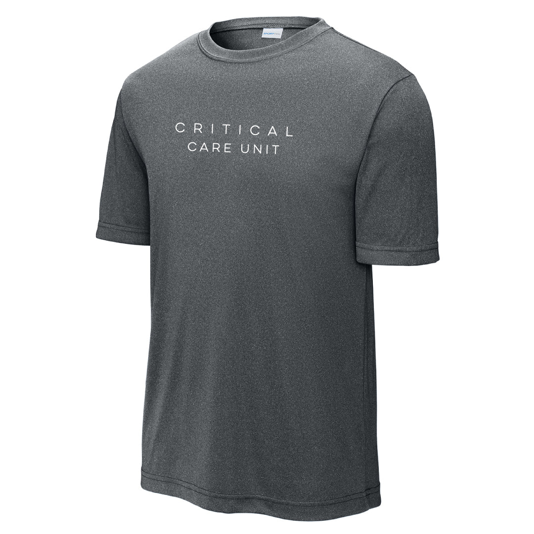 Danbury Hospital Critical Care Performance Short Sleeve Logowear Danbury Hospital Critical Care Graphite Adult XS 