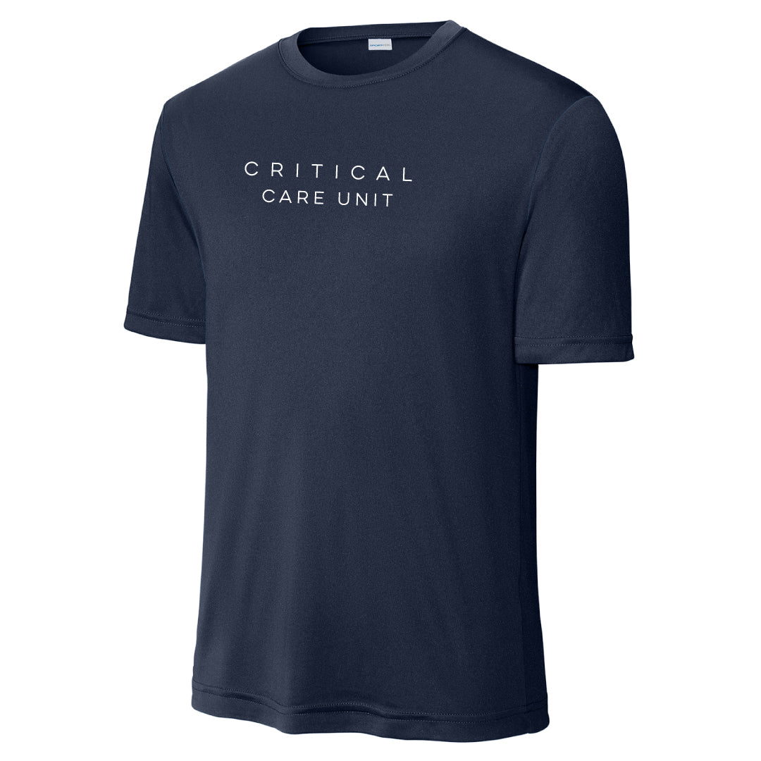 Danbury Hospital Critical Care Performance Short Sleeve Logowear Danbury Hospital Critical Care Navy Adult XS 