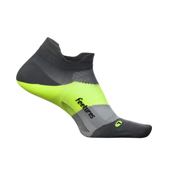 Feetures Elite Ultra Light No Show Tab Apparel Feetures Midnight Neon Large 