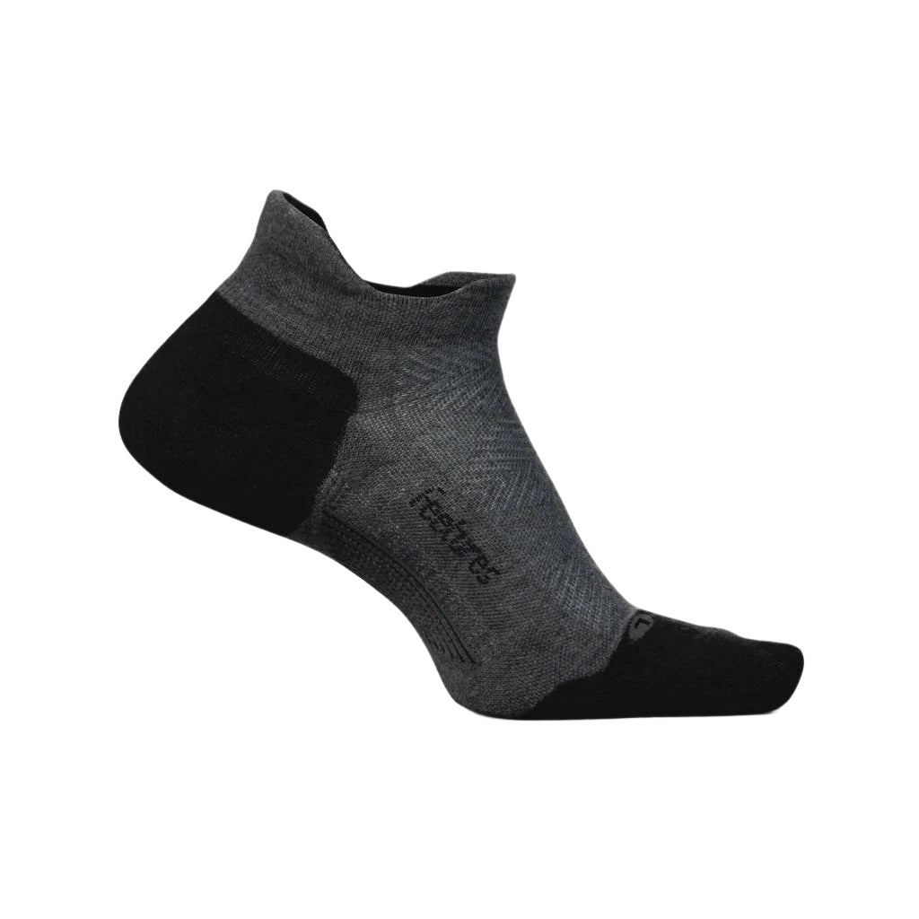 Feetures Elite Max Cushion No Show Tab Apparel Feetures Gray Small