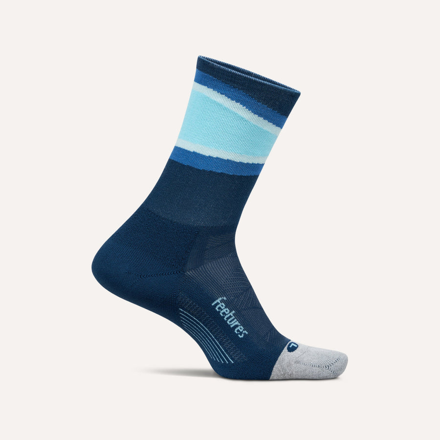 Feetures Elite Light Cushion Mini Crew Apparel Feetures Blue Bounce Medium