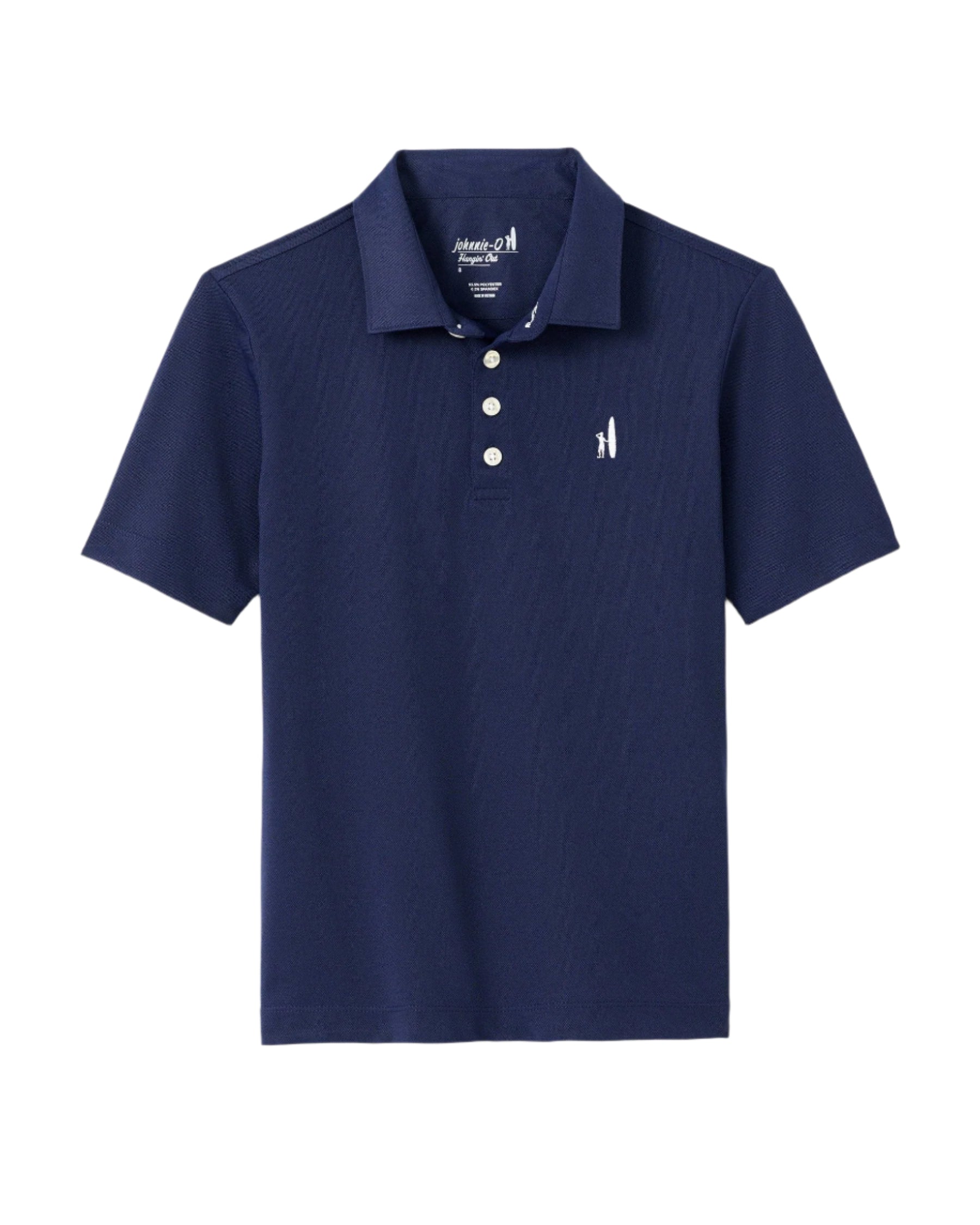Johnnie-O Boys' Stevie Performance Mesh Polo Apparel Johnnie-O Navy 8