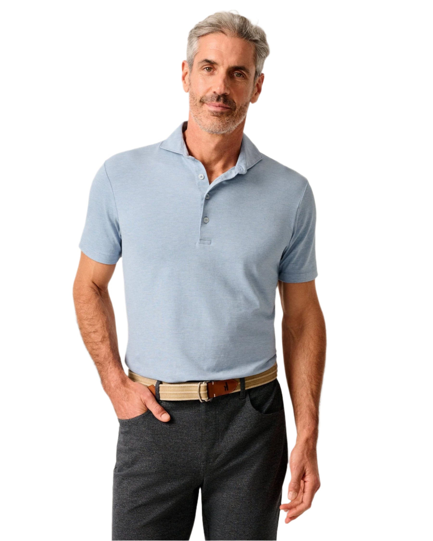 Johnnie-O Men's Top Shelf Idris Polo Apparel Johnnie-O Laguna Blue Small