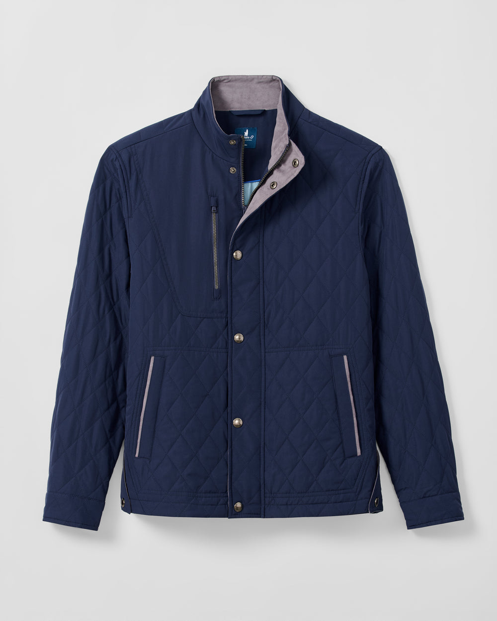 Johnnie-O Men's Juno Quilted Snap Jacket Apparel Johnnie-O Navy Small