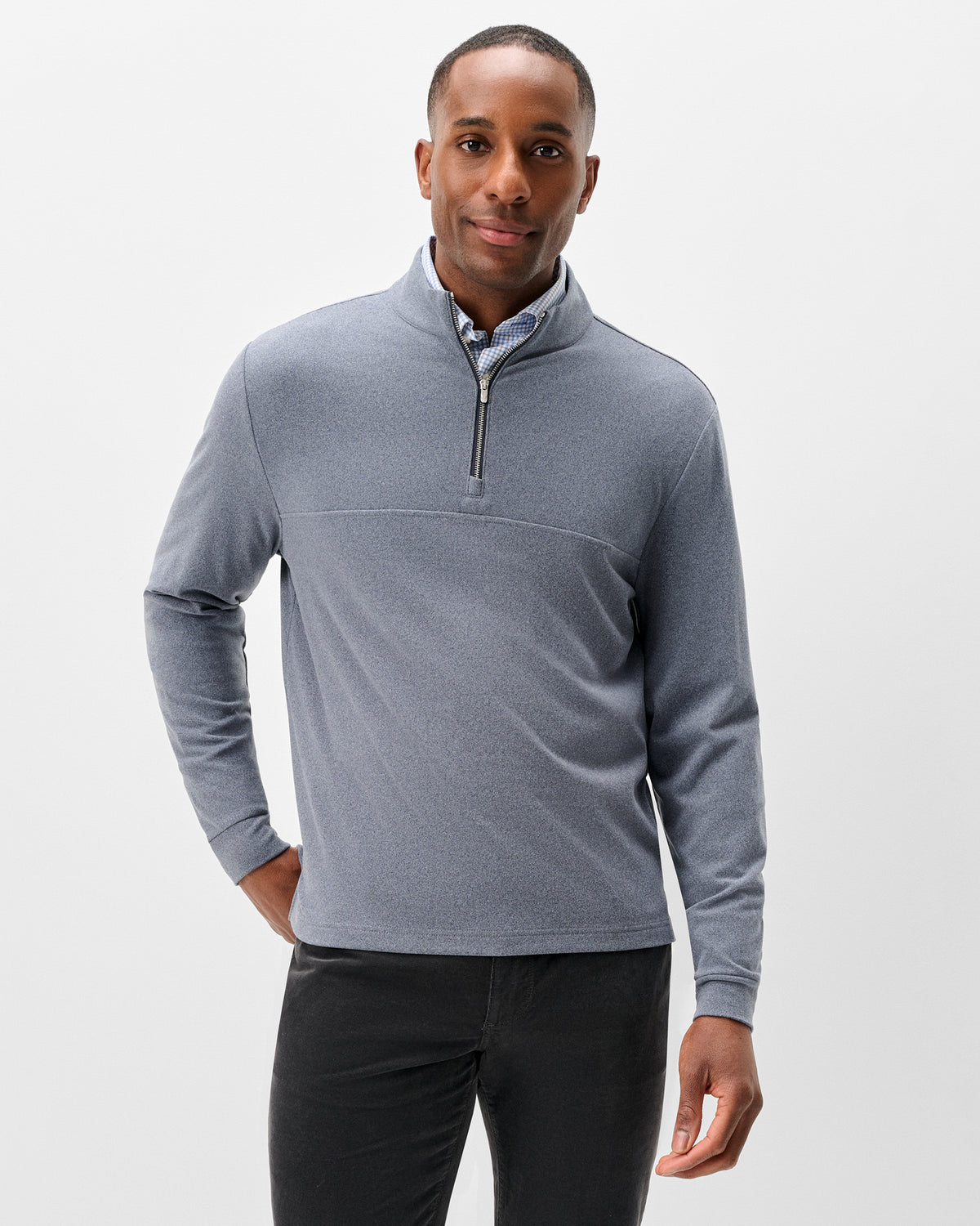 Johnnie-O Men's Mikey Performance 1/4 Zip Pullover Apparel Johnnie-O Deep Navy Small