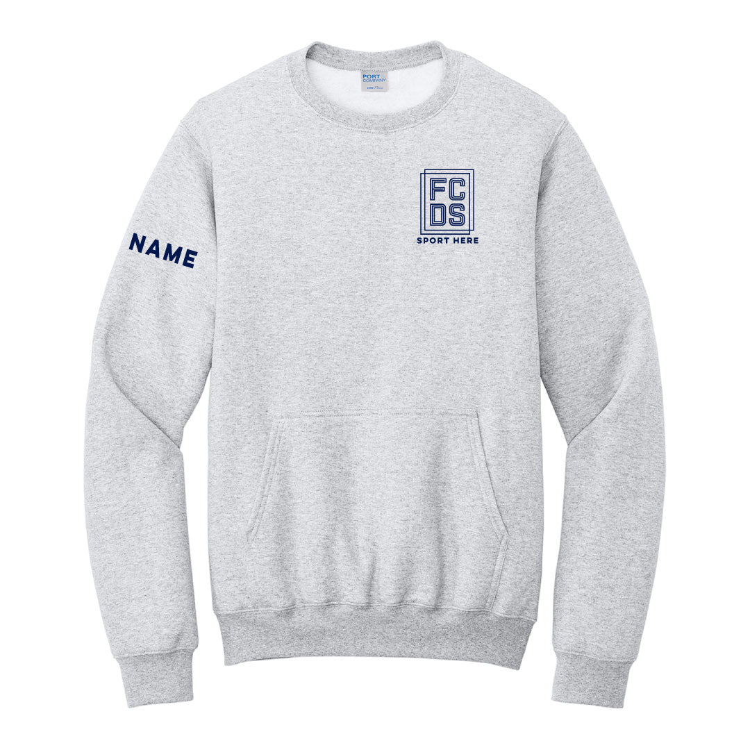 FCDS Pocket Crewneck Sweatshirt Logowear FCDS Ash Youth S
