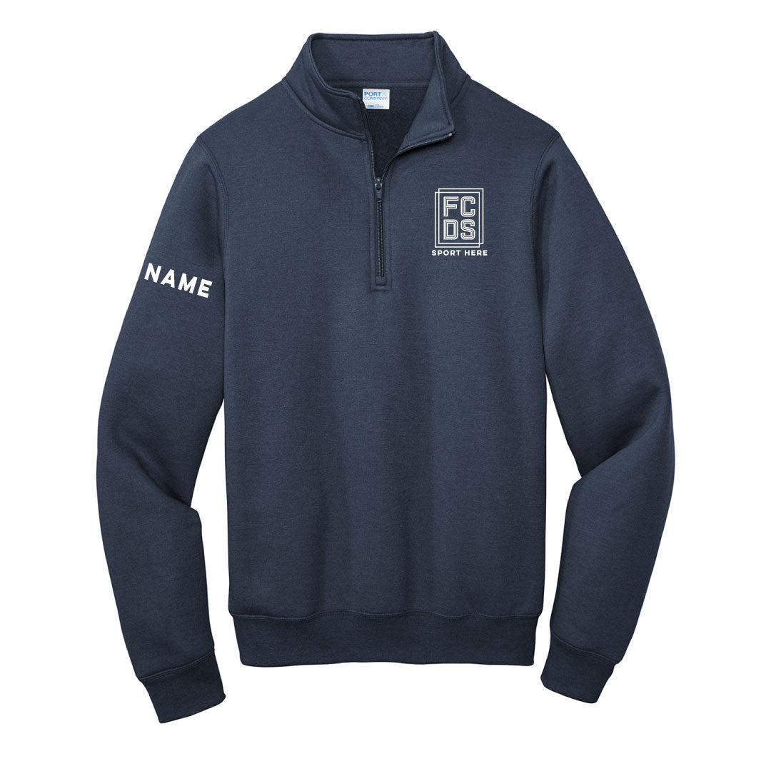 FCDS 1/4 Zip Sweatshirt Logowear FCDS Navy Youth S